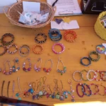 Část našich výrobků, které byly na stánku na prodej.